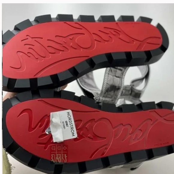 Christian Louboutin Lock Cool Croc Dad Sandals NIB 7.5 - Picture 11 of 11